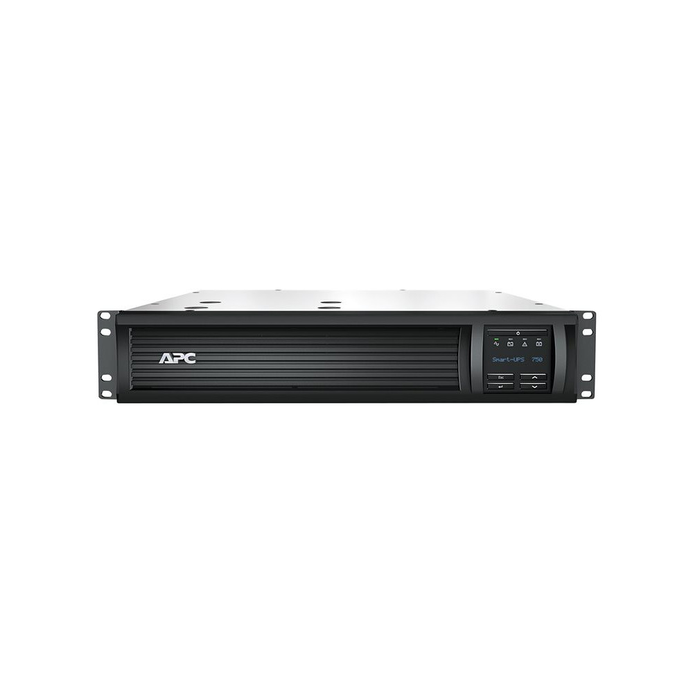 APC Smart-UPS 750VA LCD 230V RM 2U SmartSlot USB 5min Runtime 500W with SmartConnect