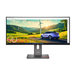 LENOVO ThinkVision P34WD-40 34p 3440x1440 IPS 120Hz USB-C docking 140W Speakers 2x3W Daisy Chain KVM/eKVM TrueSplit Smart sensor