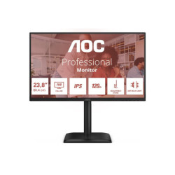 AOC 24E4U 23.8p FHD IPS 120Hz 4ms 300cd/m2 D-Sub HDMI DP HUB USB PIVOT redeal.fr