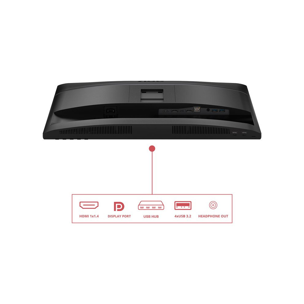 AOC 24E4CV 23.8p FHD IPS 120Hz 4ms 300cd/m2 HDMI DP USB-C PD90W Speakers Pivot redeal.fr