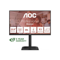 AOC 24E4CV 23.8p FHD IPS 120Hz 4ms 300cd/m2 HDMI DP USB-C PD90W Speakers Pivot redeal.fr