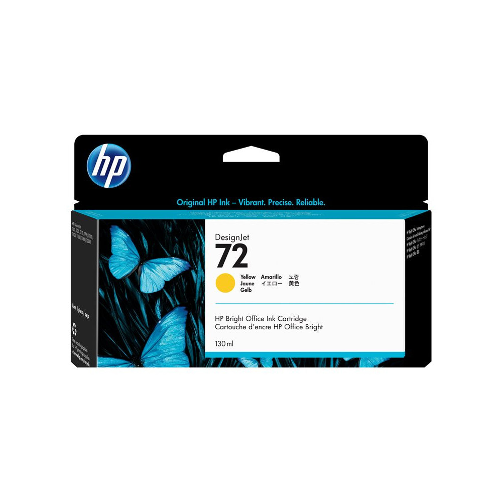 HP 72 original Ink cartridge C9373A yellow high capacity 130ml 1-pack