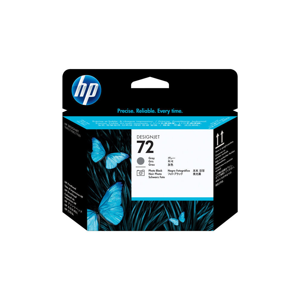 HP 72 original printhead C9380A grey and photo black standard capacity 1-pack