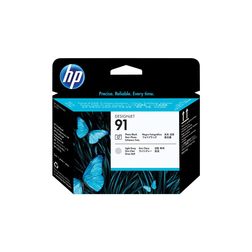 HP 91 original printhead C9463A photo black and light grey standard capacity 1-pack