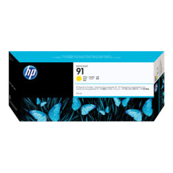 HP 91 original Ink cartridge C9469A yellow standard capacity 775ml 1-pack with Vivera Ink cartridge