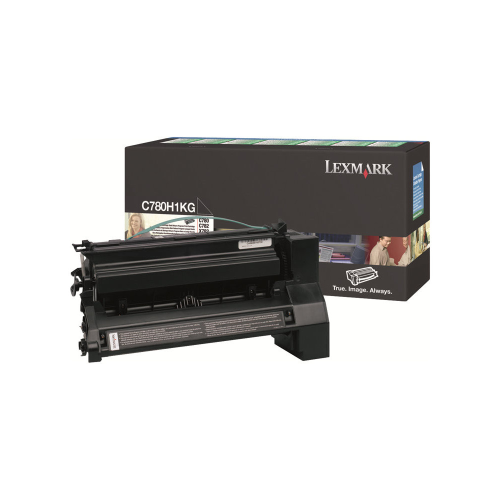 LEXMARK C782, X782e cartouche de toner noir capacité standard 10.000 pages pack de 1 retour programme
