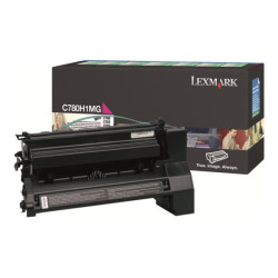 LEXMARK C782, X782e cartouche de toner magenta capacité standard 10.000 pages pack de 1 retour programme