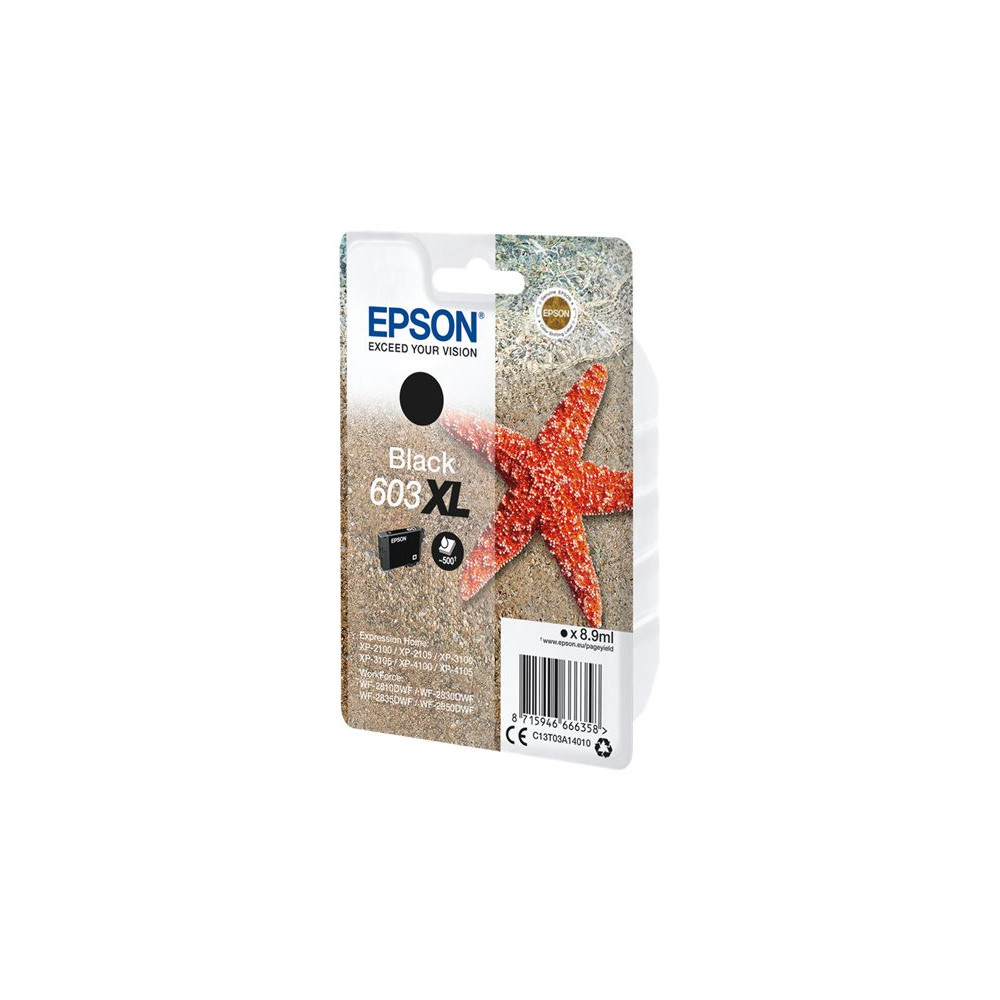EPSON 4LB Singlepack Black 603XL Ink