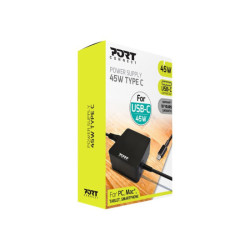 PORT DESIGNS power supply 45W - TYPE C - EU