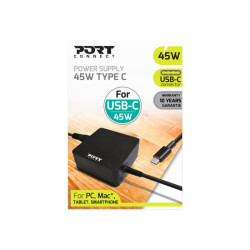 PORT DESIGNS power supply 45W - TYPE C - EU