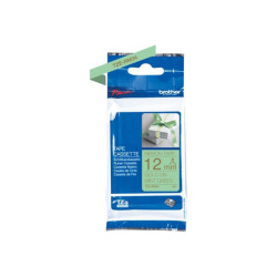 BROTHER P-Touch 12mm mint green/gold ribbon tape